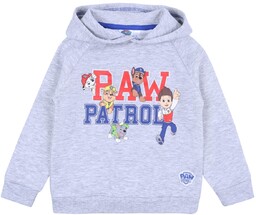 Szara, melanżowa bluza z kapturem Psi Patrol 18-24