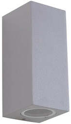 Lampa Zewnętrzne Lucande, Xava, ściemnialny, szary, balkon, aluminium,