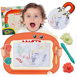 Woopie Znikopis Tablica Magnetyczna Kolorowa + 2 Stempelki