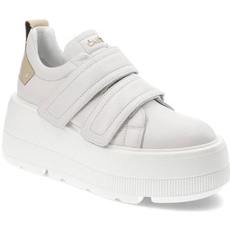 Carinii Białe Sneakersy Modne Obuwie Damskie