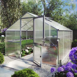 Szklarnia 12,75 m2 KGT 300x430 cm aluminium 10