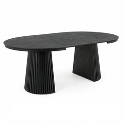 Stół Okrągły rozkładany IMPERIAL 120/160/200 Czarny II gat