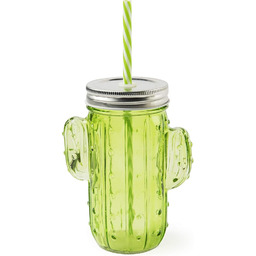 Excelsa Kubek kaktusowy ze słomką wielokrotnego użytku, pojemność