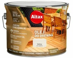 Olej do drewna 2,5 l bielony Altax