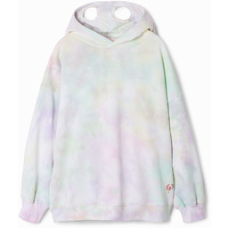 Bluza z motywem jednorożca z efektem tie-dye