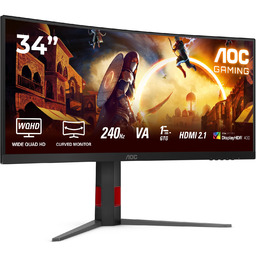 AOC Gaming CU34G4Z - 34-calowy zakrzywiony monitor WQHD,