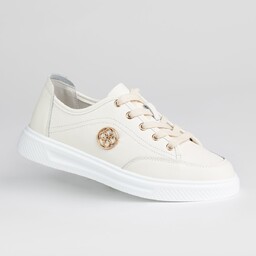 Sportowe damskie trampki skóra naturalna GOODIN GD-XF-183 beżowe