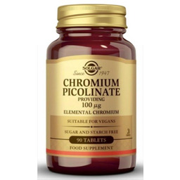 Solgar Pikolinian Chromu 100 mcg 90 Tabletek