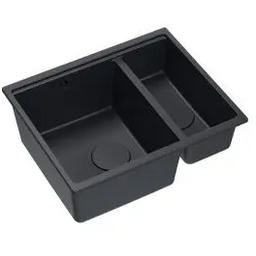 Quadron LOGAN 150 HCQL5646U7-BLM_I Granitowy Pure carbon Zlewozmywak