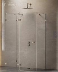 NEW TRENDY EXK-3414 KABINA AVEXA GUNMETAL BRUSHED PROSTOKąTNA