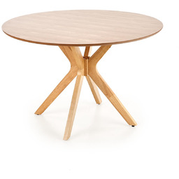 Stół okrągły nicolas dąb naturalny (fi 120 cm)