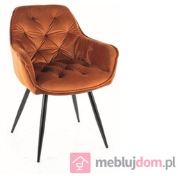 Krzesło CHERRY VELVET Signal Cynamonowy