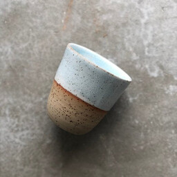 Ceramiczny kubek POTPOTSTUDIO - Ice Blue 200 ml
