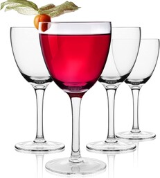 Kieliszki do wina szampana szklane 230ml 4szt
