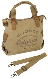 Torebka Jennifer Jones Canvas z Elementami Skórzanymi JJ4541