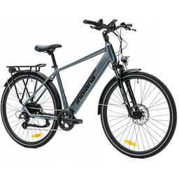 Rower elektryczny Indiana E-Trekking M20 28 cali Grafitowo-czarny