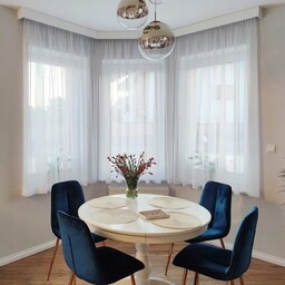 Firana gotowa woal gładki 500x200