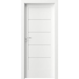 Skrzydło wewnętrzne Verte G0 decor białe zamek klucz