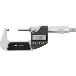Yato CYFROWY MIKROMETR ZEWNĘTRZNY 25-50MM / 0.001MM