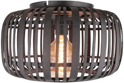 Brilliant Lampa sufitowa Woodrow bambusowy klosz klatkowy