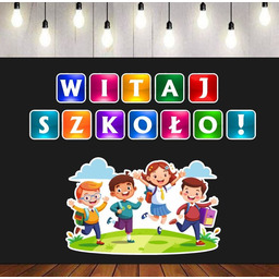 Witaj szkoło!- zestaw dekoracji do gazetek szkolnych