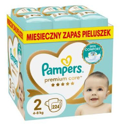 Pampers Pieluchy Premium Care 2 Mini, 224szt.