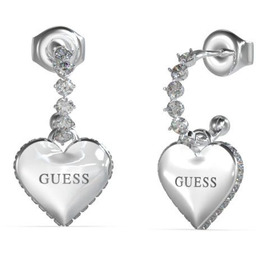 Biżuteria GUESS JUBE02234JWRH. Kolczyki, Kolor szary. Kobieta.