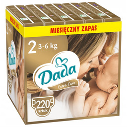 Pieluszki Dada rozmiar 2 Extra Care 3-6 kg