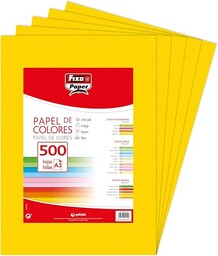 Stałe arkusze 80 g, papier, intensywny żółty, A3