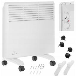 Grzejnik Elektryczny Konwektorowy ścienny Termostat Energooszczędny 1000W