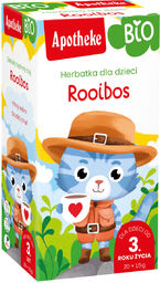 Apotheke Rooibos Bio, herbatka dla dzieci, 1,5 g