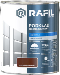 RAFIL Podkład Chlorokauczukowy antykorozyjny czerwony tlenkowy 3L
