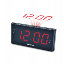 Radiobudzik Denver CPR-710 z projektorem czasu na suficie