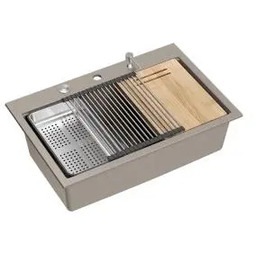 Quadron MARC 110 HQM7650U4_BS Granitowy Soft taupe/Stal szlachetna
