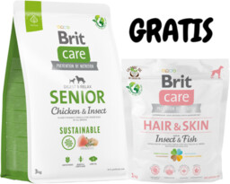 BRIT CARE Dog Sustainable Senior Chicken & Insect