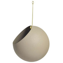 AYTM - Globe Doniczka Ø17xH28 Taupe/Gold