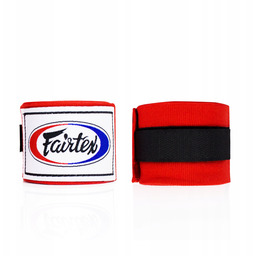 Fairtex Bandaże Bokserskie HW2 owijki czerwone 4,6m