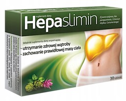 Hepaslimin na utrzymanie zdrowej wątroby, 30 tabletek