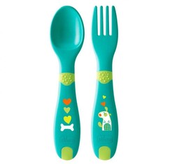 Chicco Pierwsze sztućce plastikowe 12m+