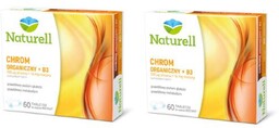 Zestaw NATURELL Chrom Organiczny + B3, 2x60 tabletek