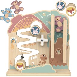 TOOKY TOY Labirynt Tablica Edukacyjna Tor 2w1 Labirynt