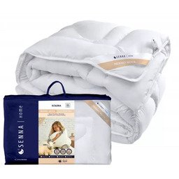 Kołdra 180x200 MERINO WOOL Wełna z Merynosów Biel