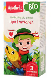 Apotheke Lipa i Rumianek Bio, herbatka dla dzieci