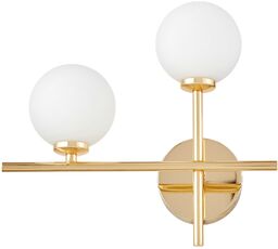 LAMPA ŚCIENNA KINKIET NOWOCZESNY ZŁOTY MARSIADA NEO