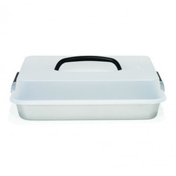 Patisse - Forma do ciasta z pokrywą 35x24cm