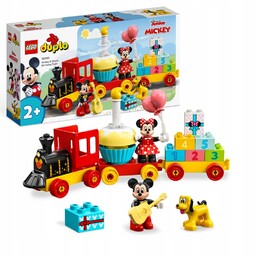 Lego 10941 Duplo Urodzinowy pociąg Mickey i Minnie
