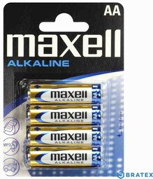 4 x bateria alkaliczna Maxell Alkaline LR6/AA