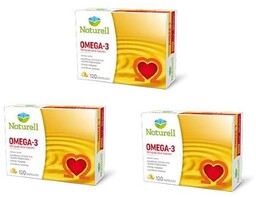 Zestaw Naturell Omega-3, 3 x 120 kapsułek