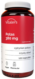 Suplement diety, Vitaler''s, Cytrynian Potasu 380 mg, 120