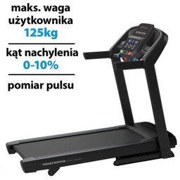 HORIZON FITNESS Bieżnia elektryczna T101 -27 1840W 16km/h